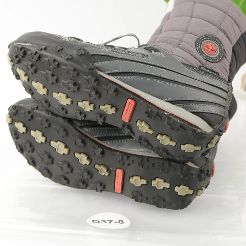 Timberland Womens Winter Boot Size 8.5 Waterproof Gray Quilted‎ Insulated Snow
